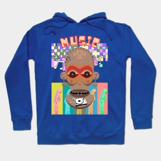 Music Tribal Poster Hoodie